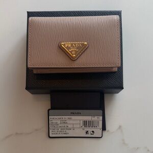 NWT Authentic Prada Card Holder